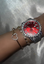 Load image into Gallery viewer, ICY WATCH IN RED
